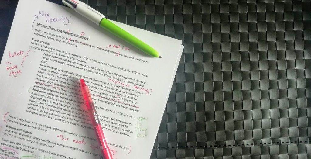 How to Work Well with Your Editor: Tips for Authors