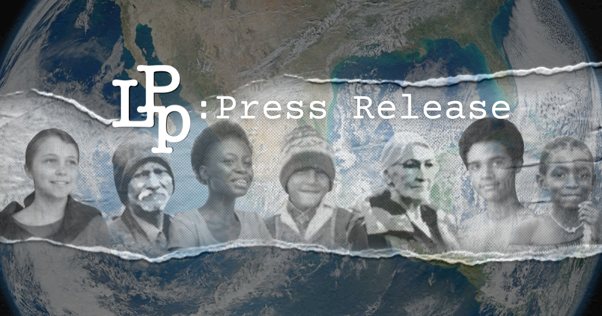 Banner image of a set of faces from diverse backgrounds with overlaid type "LPP: Press Release."